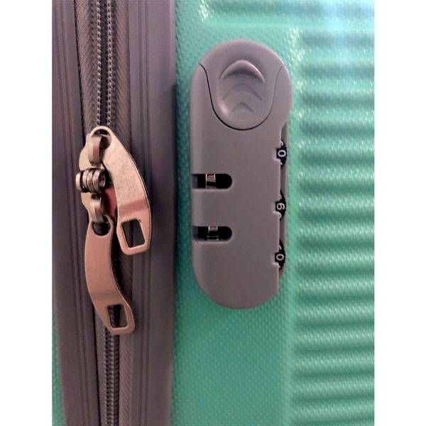 3 Piece Hard Outer Shell Luggage Set - Applegreen