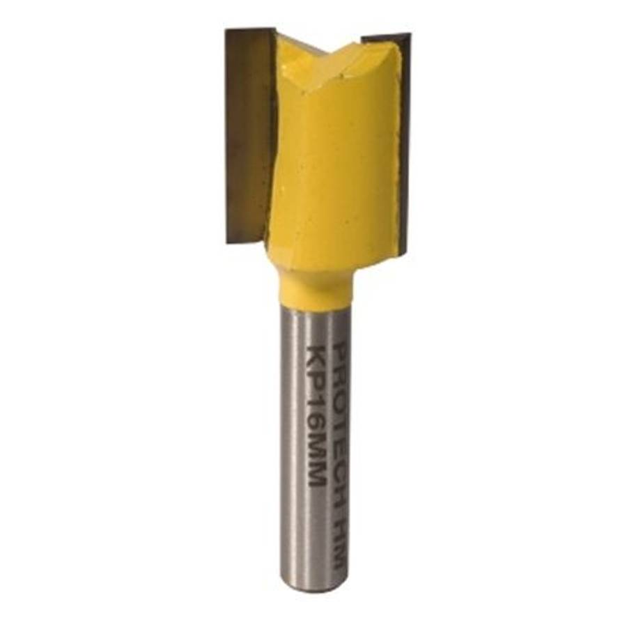 Pro-Tech - Straight Bit 16mm X 20mm Cut 2 Flute Metric 1/4" Shank - Pro-Tech - Straight Bit 16mm ...