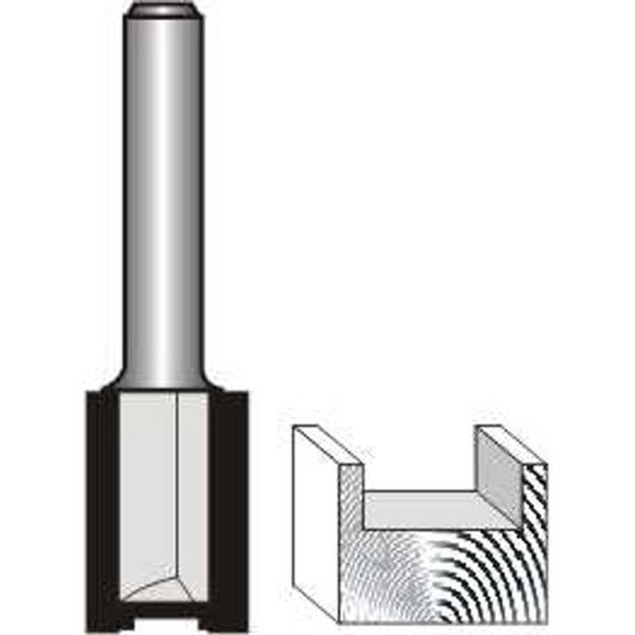Pro-Tech - Straight Bit 3/4" X 38mm Cut 2 Flute 1/2"Shank - Pro-Tech - Straight Bit 3/4" X 38mm C...
