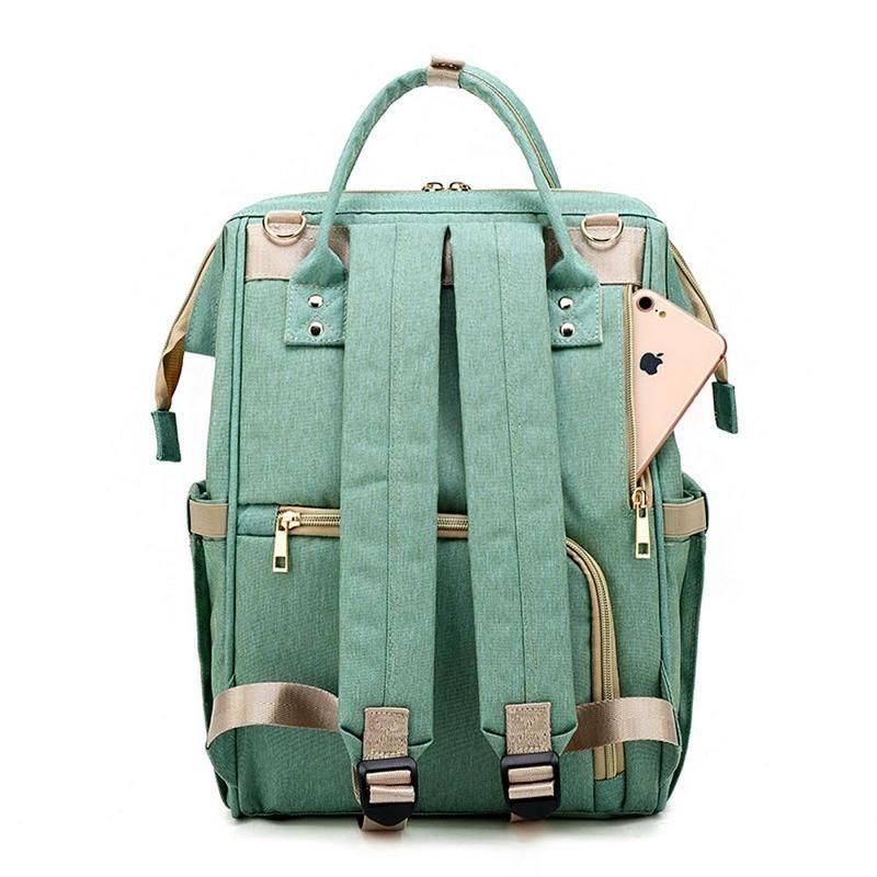 Multi-Functional Diaper Bag- Mint