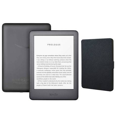Amazon Kindle Bundle (Kindle Gen 10 - 2019 - 4GB, WiFi). Includes case/cover and screen protector