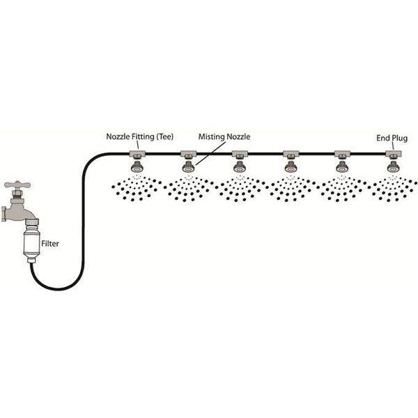 PATIO MIST COOLING KIT(10M)