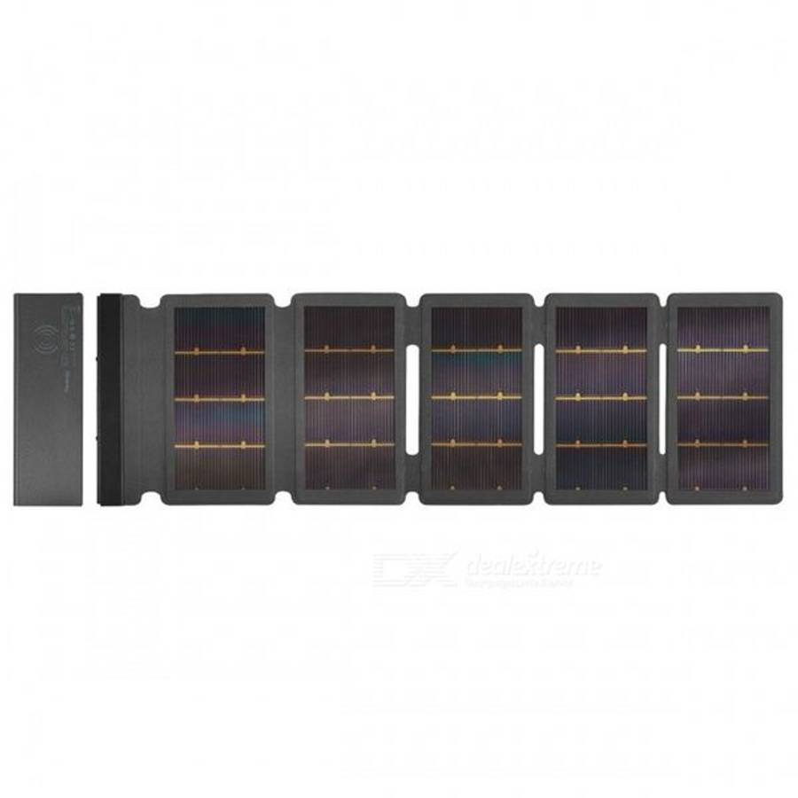 Hanergy Solar Energy Power Generation | Fold Out Solar Panel with 5000mah Li-Po Power Bank