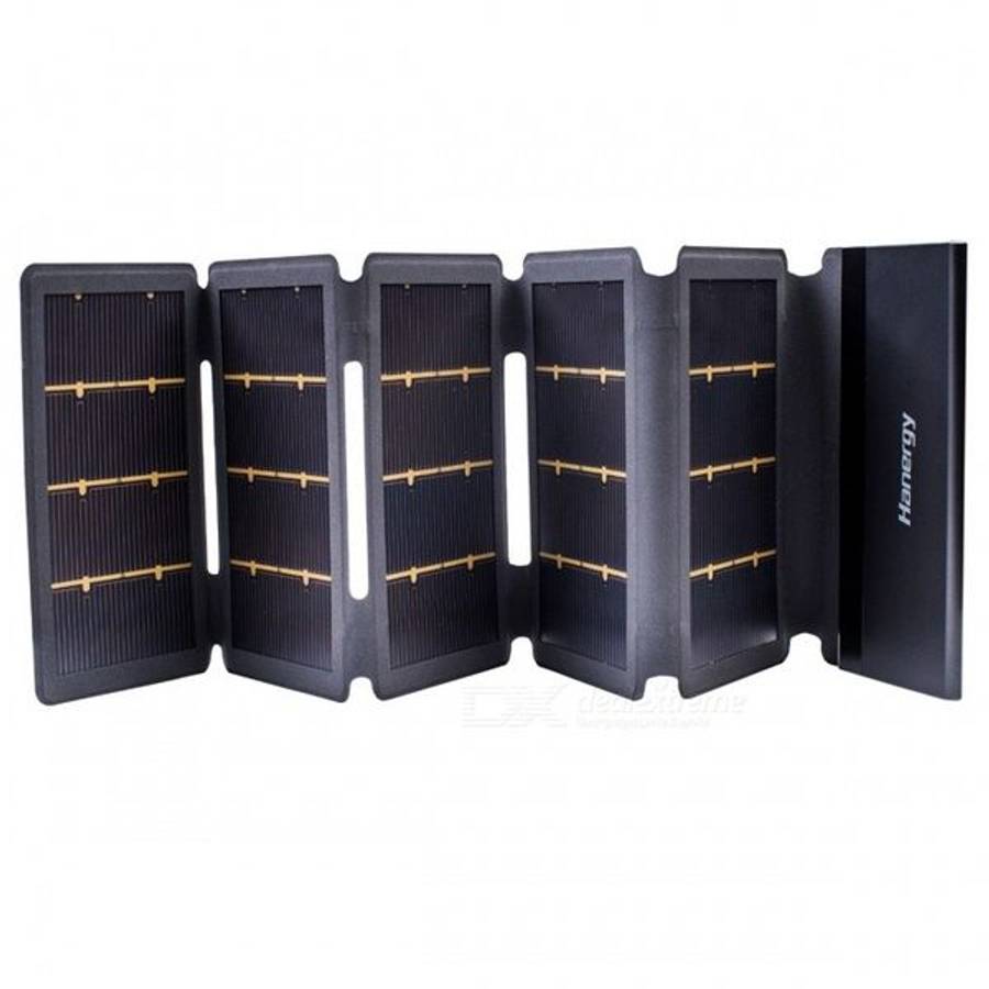Hanergy Solar Energy Power Generation | Fold Out Solar Panel with 5000mah Li-Po Power Bank
