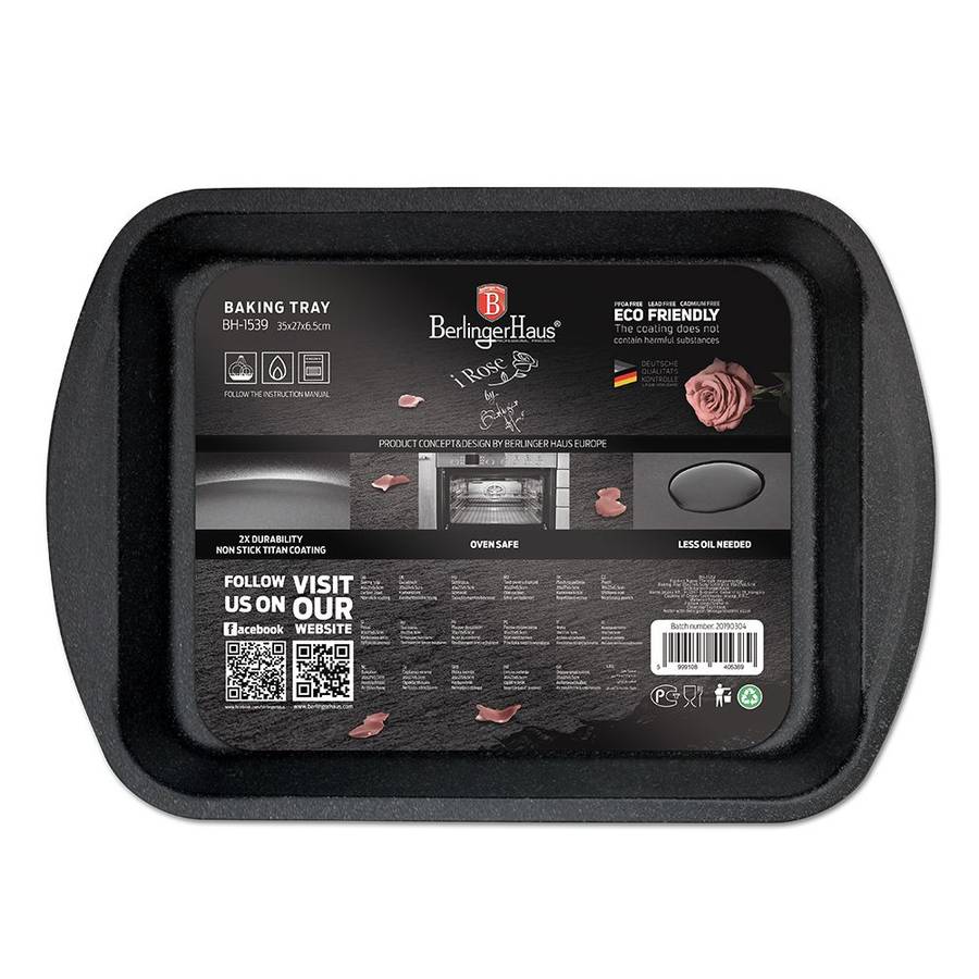 Berlinger Haus 40cm Marble Coating Baking Tray - iRose (READ THE DESCRIPTION)