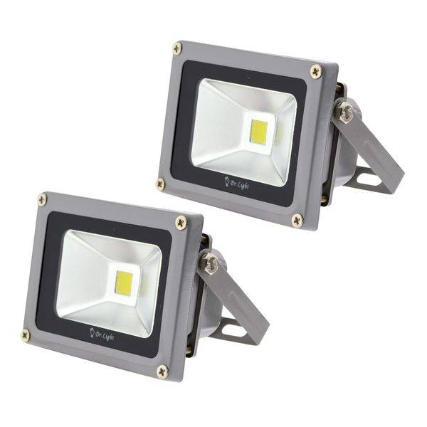 Dr Light FLB 10W COB LED Outdoor Flood Light - Set of 2