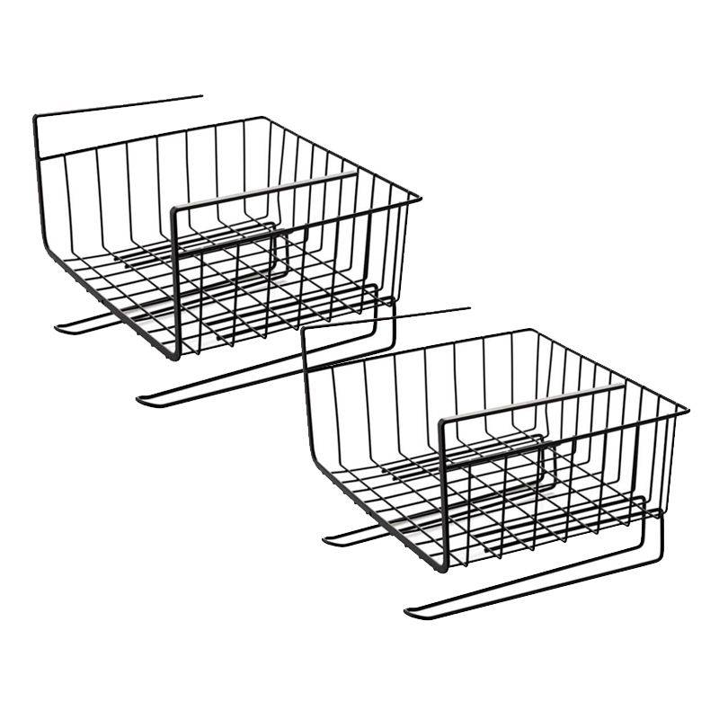 DHAO-2PCS Hanging Kitchen Baskets Under Cabinet Storage Organizer Rack