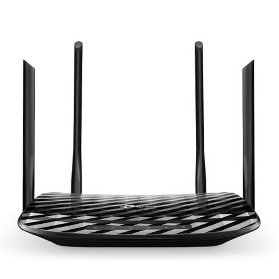 Tp-Link - Archer A6 AC1200 Wireless MU-MIMO Gigabit Dual Band Router & 4 Antennas - Tp-Link - Arc...