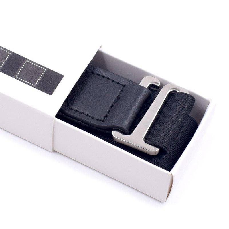 DHAO-Mens Shirt Stay Tuck It Belt Non-slip Wrinkle Bandage Super Belt - Black 2.5