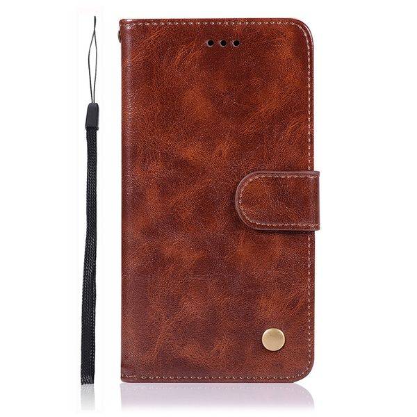 Vintage Faux Leather Wallet Flip Shockproof Case for Samsung A10/A10s