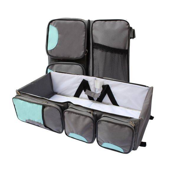 2 in 1 Travel Baby Bed & Bag - Grey (READ THE DESCRIPTION)