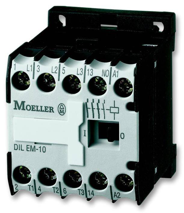 Contactor, DIN Rail, Panel, 600 VAC, 4PST-NO, 4 Pole