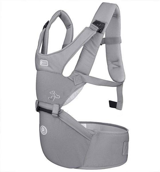 Multifunction Ergonomic Hipseat Baby Carrier - Grey (READ THE DESCRIPTION)