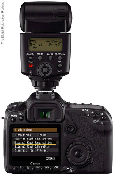 Canon 430EX II Speedlite Flash on Canon EOS DSLR Camera