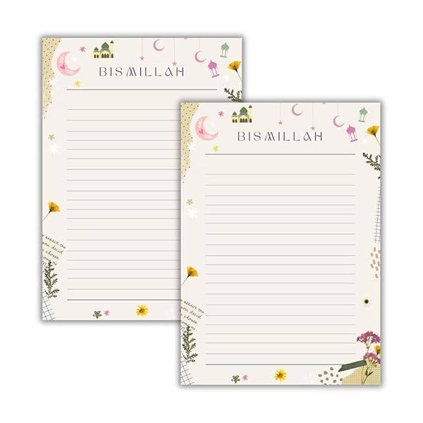 Muslim Writing Pad and Islamic Notepads 2 Pack [Journal]
