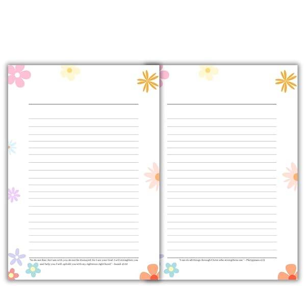 Gift for Christian Moms, A5 Bible Journal Faith Quotes