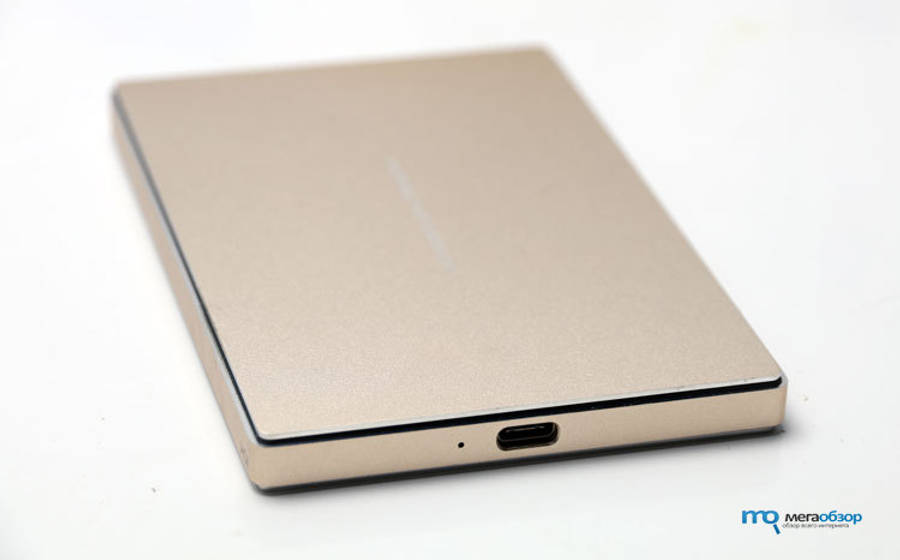 2TB LaCie Porsche Design USB-C External Hard Drive Gold