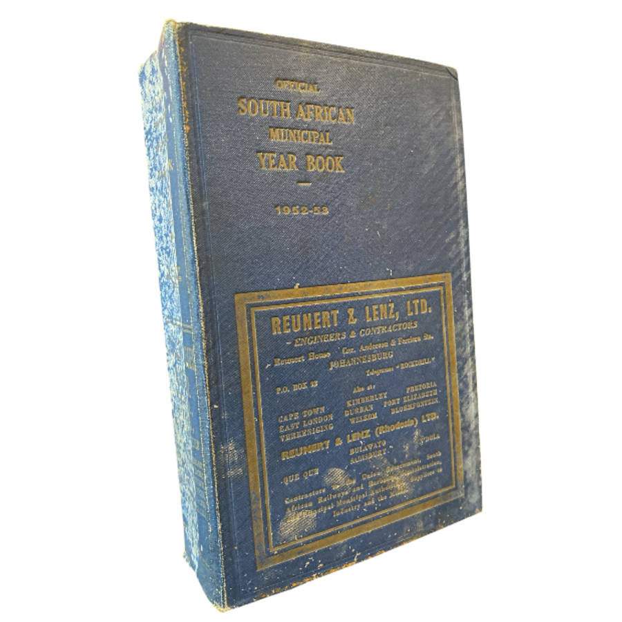 Official South African Municipal Year Book 1952-1953