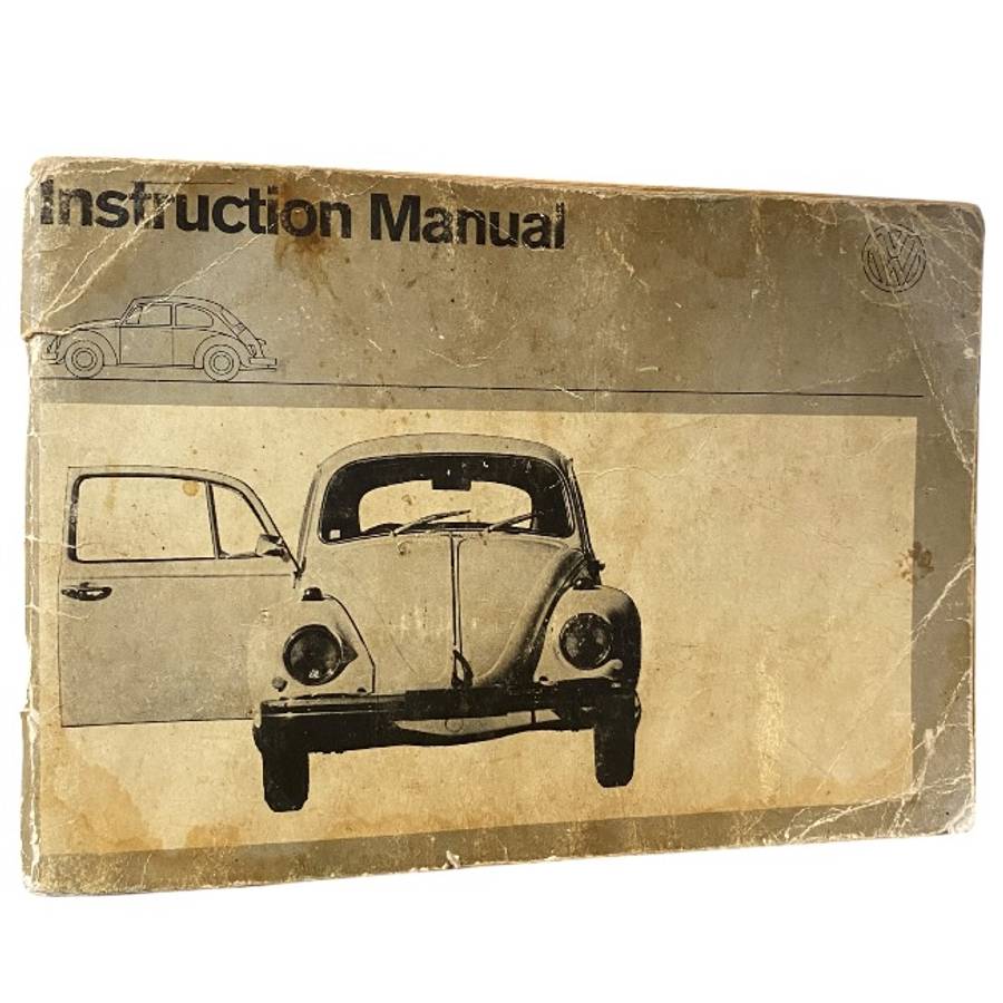 Volkswagen 1300 & 1600 Sedan Instruction Manual (October 1971)