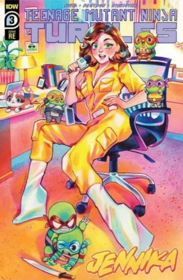 TMNT: Jennika Issue # 3slab city Slab City Comics Exclusive Rian Gonzales Variant