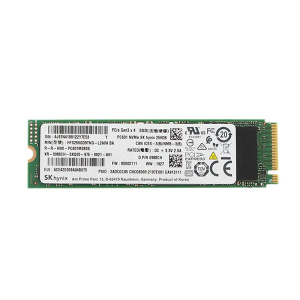 SK hynix HFS256GD9TNG-L2A0A BA PC601 256GB Gen3 M.2 2280 NVMe SATA OEM Solid State Drive