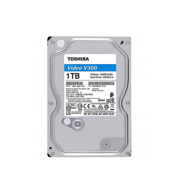 Toshiba HDWU110 Video V300 1TB 3.5" Hard Disk Drive