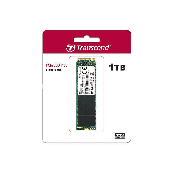 Transcend TS1TMTE110S 110S 1TB M.2 2280 PCIe 3.0 x4 NVMe Solid State Drive