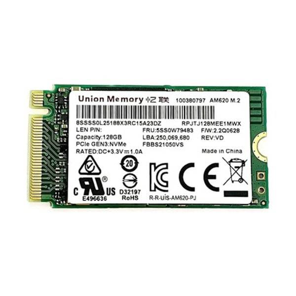 Union Memory SSS0L25188 128GB M.2 2242 PCI-e NVME SSD Internal Solid State Drive OEM