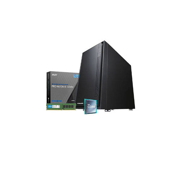 PCBuilder Office Master Intel Core i5-12400 500GB Solid State Drive  16GB Ram Windows 11 Pro Desk...