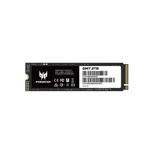 Acer Predator GM7 2TB NVME PCIe 4.0 M.2 BL.9BWWR.119 Solid State Drive