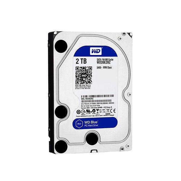 Western Digital Blue WD20EZRZ 2TB 5400RPM 3.5'' Hard Disk Drive Preowned