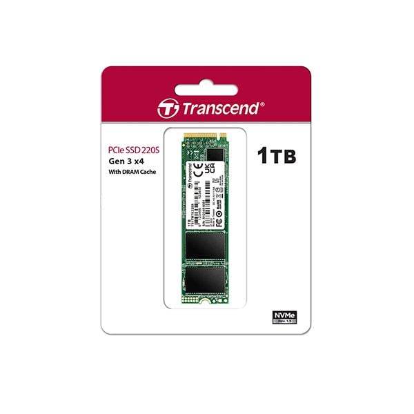 Transcend TS1TMTE220S 220S 1TB NVMe M.2 2280 PCI-Express 3.0 x4 Solid State Drive