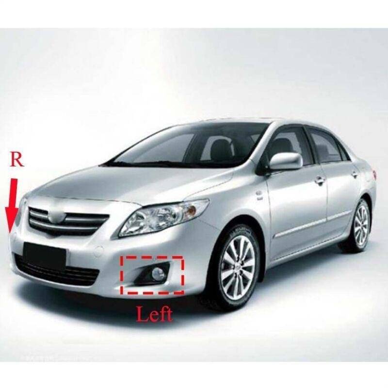 Fits For Toyota Corolla 2008-2010 1 Pair Front Bumper Fog Lamp Covers