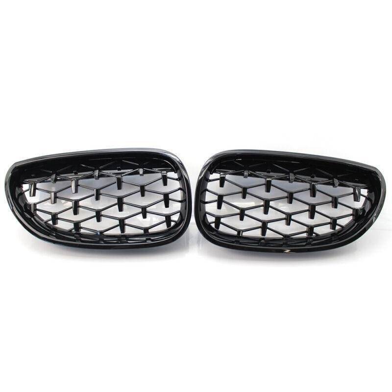 Fit For BMW E60 03-09 5 Series Brand New Grille Black Diamond Metero Style