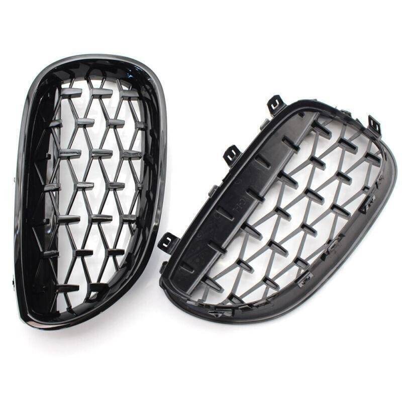 Fit For BMW E60 03-09 5 Series Brand New Grille Black Diamond Metero Style