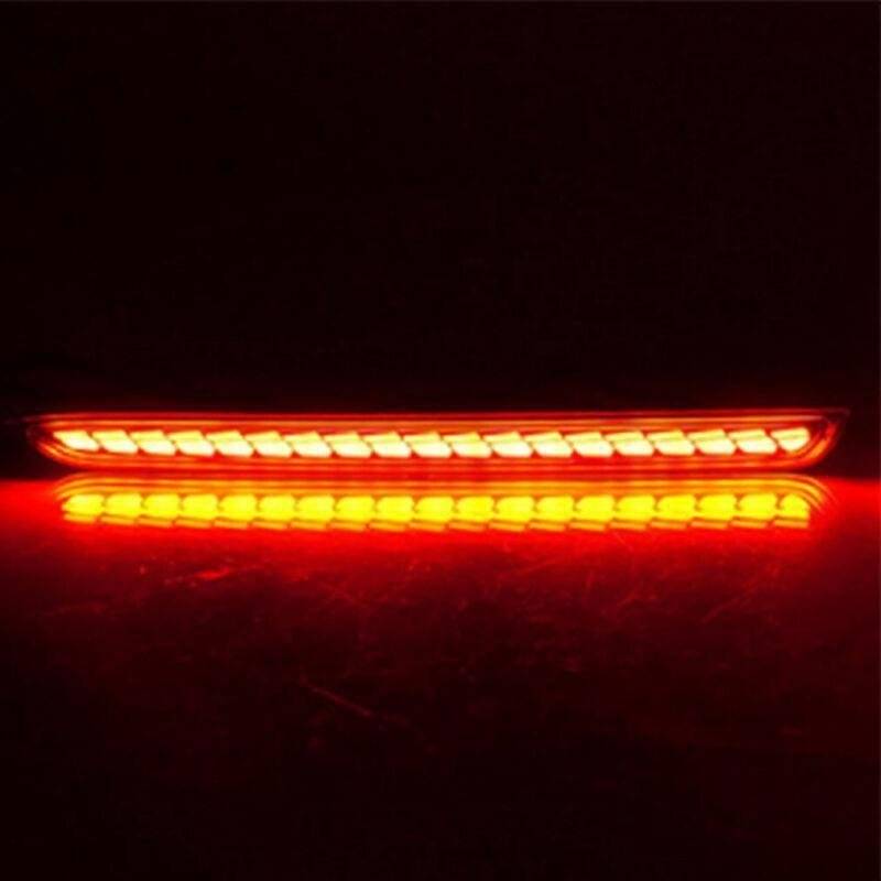 2x Red LED Rear Taillight Bumper Reflector Lights For Cadillac CT5 2020-2023