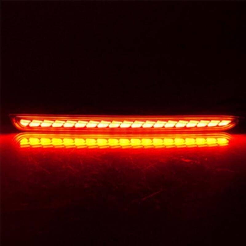 2x Red LED Rear Taillight Bumper Reflector Lights For Cadillac CT5 2020-2023
