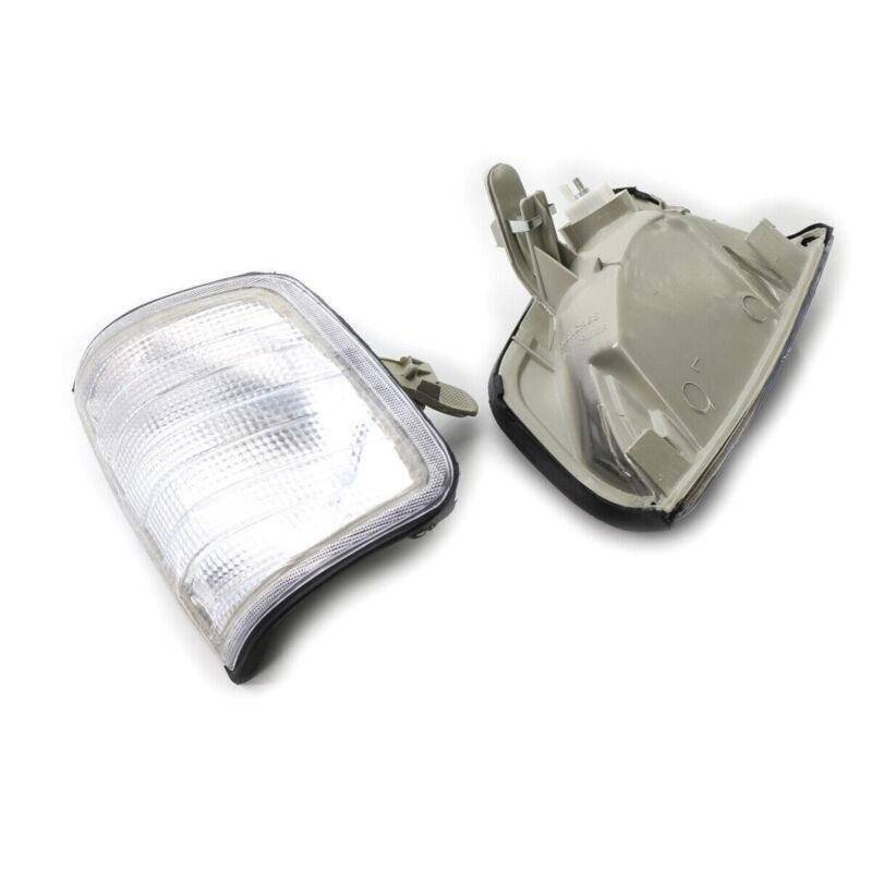 Turn Corner Signal Light Shell For Mercedes Benz W124 E Class 86-95 88 White L+R