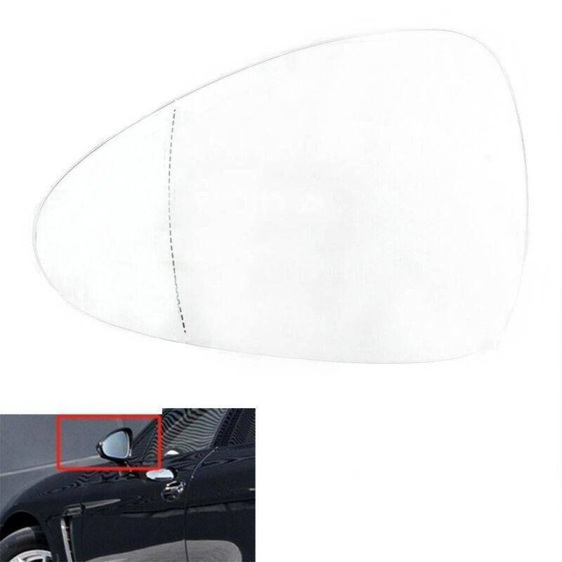 Exterior Rearview Mirror Glass Fit Porsche Panamera 2010-2016 Left Side