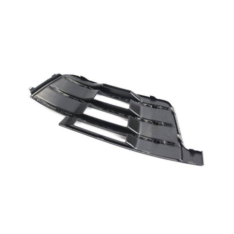 For Audi Q7 16-19 Front Bumper Left Fog Light Lamp Air Guide Grille Black Bezel