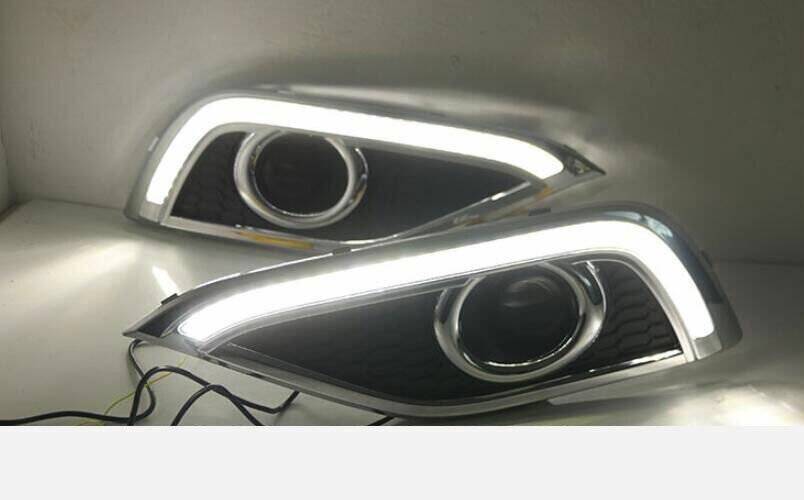 For Honda CRV CR-V 2012-2014 Led Front Bumper Fog Light White Color Light Guide