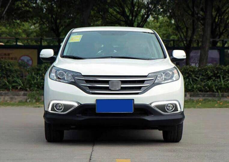 For Honda CRV CR-V 2012-2014 Led Front Bumper Fog Light White Color Light Guide