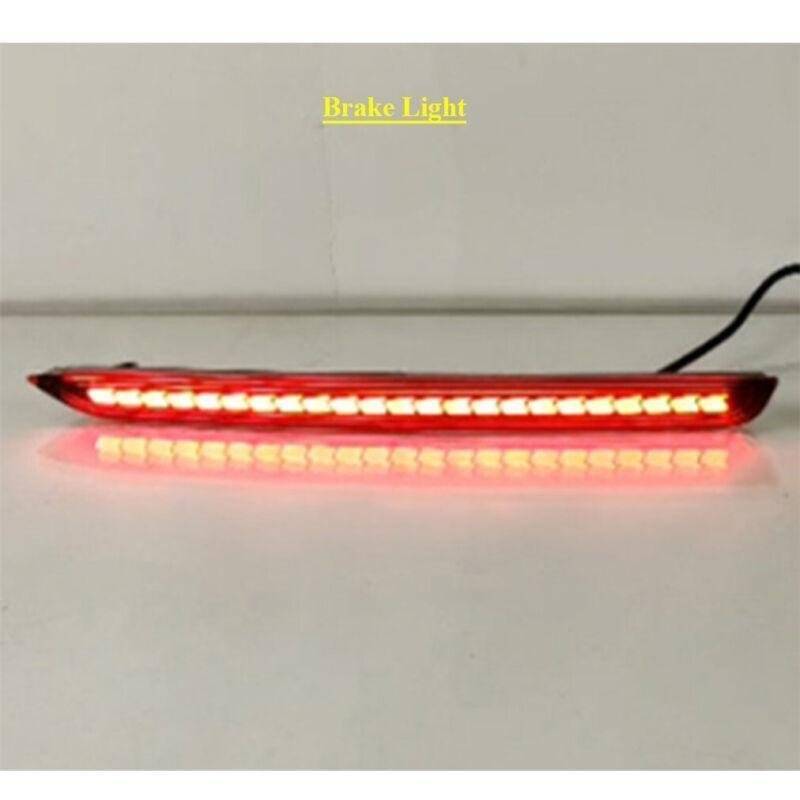 2x Red Rear Brake Taillight Bumper Reflector Lights For Cadillac CT5 2020-2023