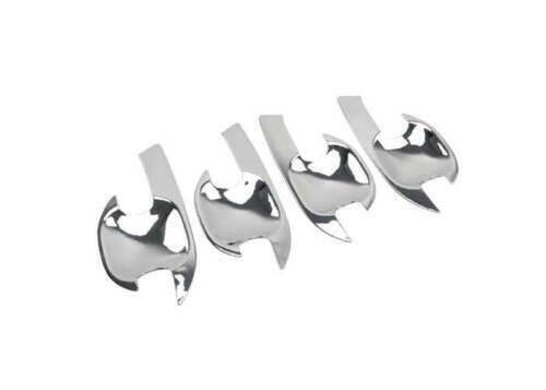 For Ford Explorer 11-2019 Chrome Steel Exterior Side Door Bowl Cover Trim 4PCS