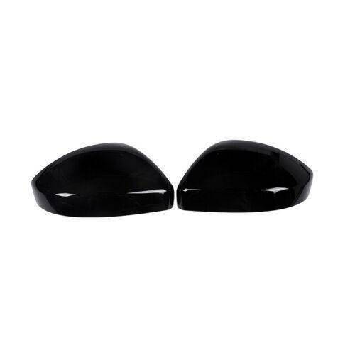 For Range Rover Evoque 2012-2022 Gloss Black Rear View Side Mirror Cover Trim 2X