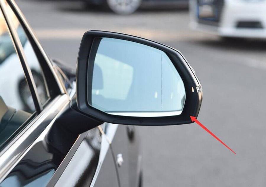 Right Black Front Side Mirror Housing Frame 1PC For 2017-2022 Audi Q5 Q7 SUV