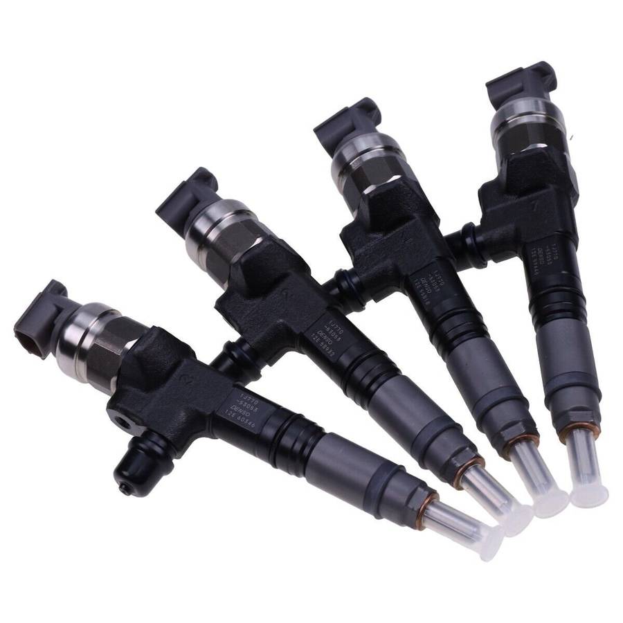 4Pcs Fuel Injector Compatible Caterpillar CAT C3.3B 257D 259D 906M 308CR 310