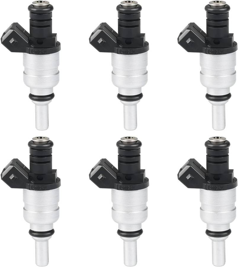 6pcs Fuel Injectors 1427240 Compatible with 01-05 BMW 325xi 325i 320i 325Ci 525i