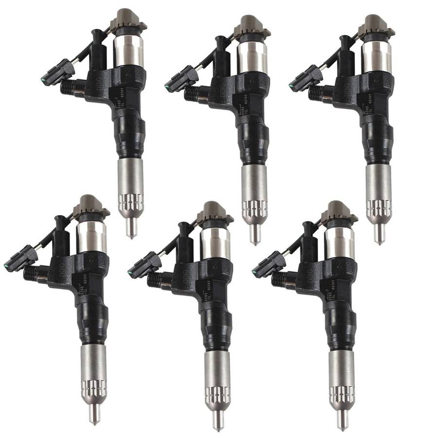 Diesel Injector Compatible with Hino J08E Kobelco SK350-8 4.0L 5.0L 23670-E0010