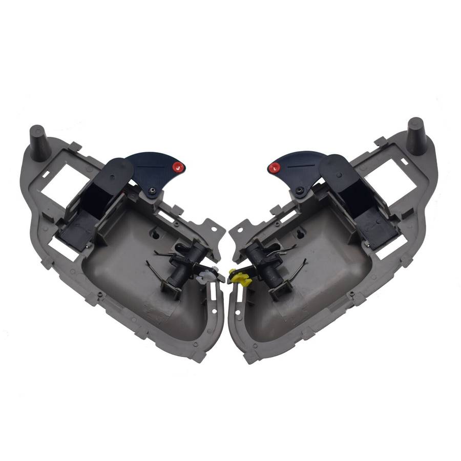 Left &amp; Right Inside Interior Door Handles Gray 2PCS For Chevrolet GMC Cadillac